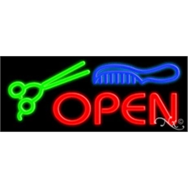 13" x 32" x 3" economic neon sign.... from ASI 30442 Above & Beyond Advertising Products / PromoAdLine