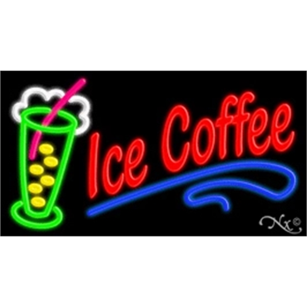 20" x 37" x 3" neon sign, suitable for indoor and... from ASI 30442 Above & Beyond Advertising Products / PromoAdLine