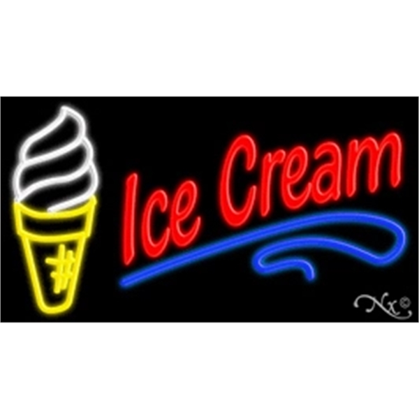 20" x 37" x 3" neon sign, suitable for indoor and... from ASI 30442 Above & Beyond Advertising Products / PromoAdLine