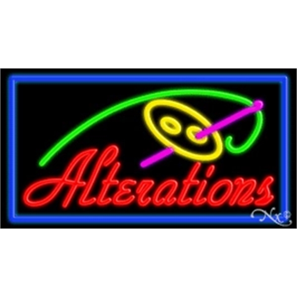 13" x 32" x 3" economic neon sign.... from ASI 30442 Above & Beyond Advertising Products / PromoAdLine