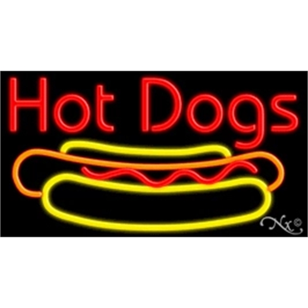 20" x 37" x 3" neon sign, suitable for indoor and... from ASI 30442 Above & Beyond Advertising Products / PromoAdLine