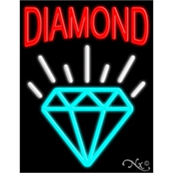 24" x 31" x 3" neon sign, suitable for indoor and... from ASI 30442 Above & Beyond Advertising Products / PromoAdLine