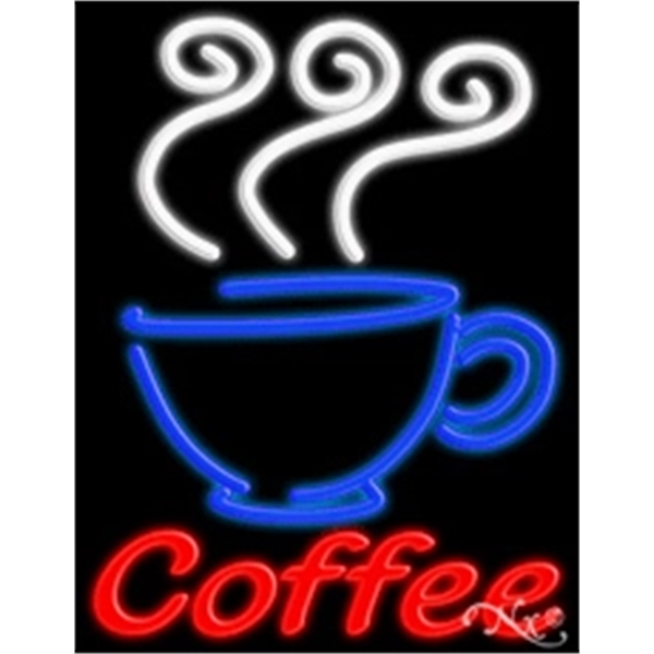 24" x 31" x 3" neon sign, suitable for indoor and... from ASI 30442 Above & Beyond Advertising Products / PromoAdLine