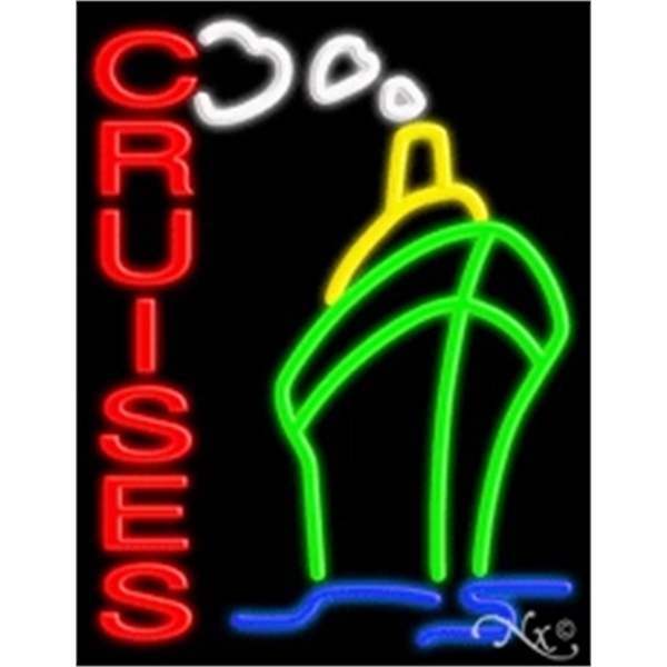 24" x 31" x 3" neon sign.... from ASI 30442 Above & Beyond Advertising Products / PromoAdLine