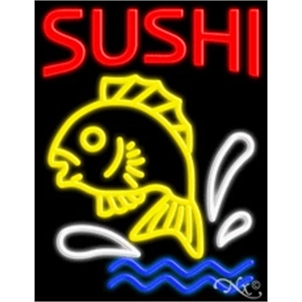 24" x 31" x 3" neon sign.... from ASI 30442 Above & Beyond Advertising Products / PromoAdLine