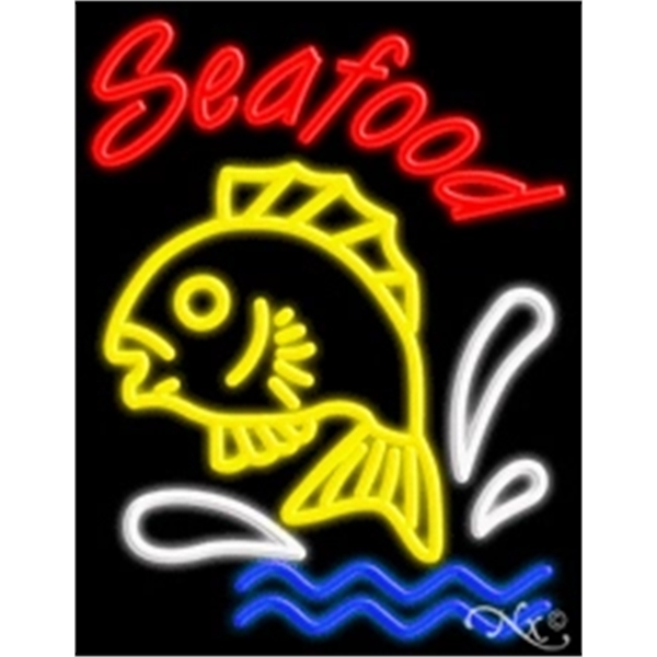 24" x 31" x 3" neon sign.... from ASI 30442 Above & Beyond Advertising Products / PromoAdLine