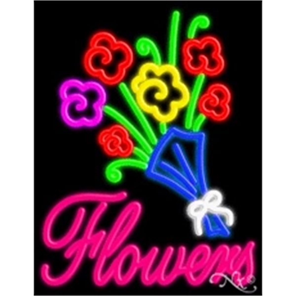 24" x 31" x 3" neon sign.... from ASI 30442 Above & Beyond Advertising Products / PromoAdLine