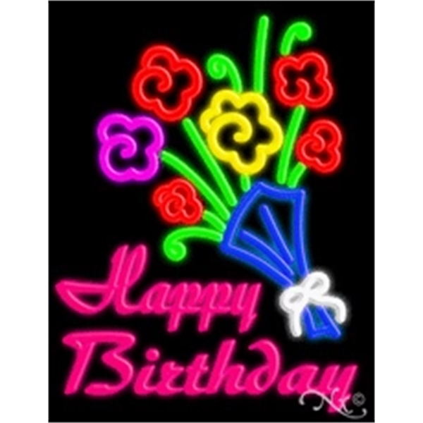 24" x 31" x 3" neon sign.... from ASI 30442 Above & Beyond Advertising Products / PromoAdLine