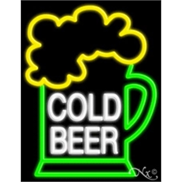 24" x 31" x 3" neon sign.... from ASI 30442 Above & Beyond Advertising Products / PromoAdLine