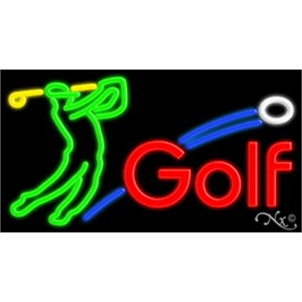 20" x 37" x 3" neon sign, mounted on an unbreakable... from ASI 30442 Above & Beyond Advertising Products / PromoAdLine