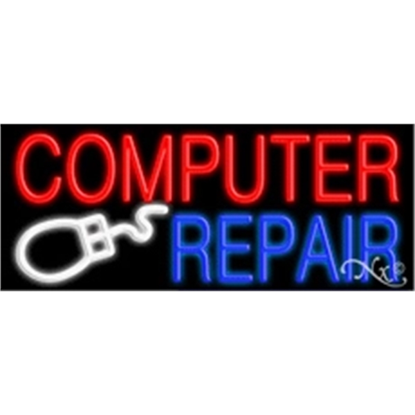 13" x 32" x 3" economic neon sign.... from ASI 30442 Above & Beyond Advertising Products / PromoAdLine