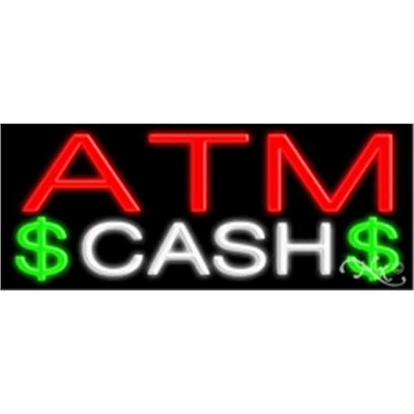 13" x 32" x 3" economic neon sign.... from ASI 30442 Above & Beyond Advertising Products / PromoAdLine