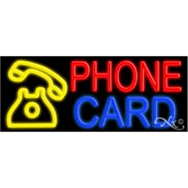 13" x 32" x 3" neon sign, mounted on an unbreakable... from ASI 30442 Above & Beyond Advertising Products / PromoAdLine