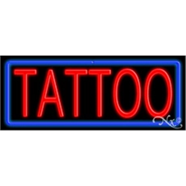 13" x 32" x 3" neon sign, mounted on an unbreakable... from ASI 30442 Above & Beyond Advertising Products / PromoAdLine