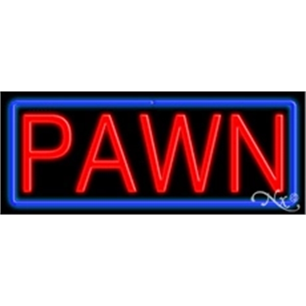 13" x 32" x 3" neon sign, mounted on an unbreakable... from ASI 30442 Above & Beyond Advertising Products / PromoAdLine