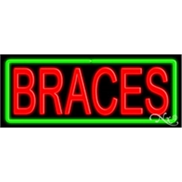 13" x 32" x 3" neon sign, mounted on an unbreakable... from ASI 30442 Above & Beyond Advertising Products / PromoAdLine