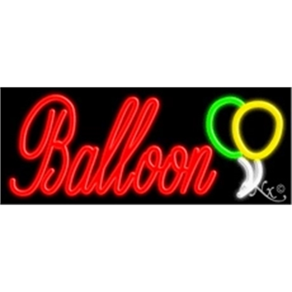 13" x 32" x 3" neon sign, mounted on an unbreakable... from ASI 30442 Above & Beyond Advertising Products / PromoAdLine