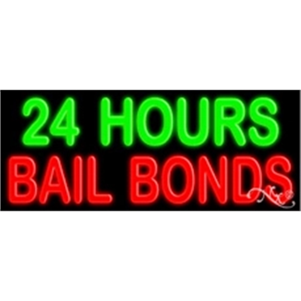 13" x 32" x 3" neon sign, mounted on an unbreakable... from ASI 30442 Above & Beyond Advertising Products / PromoAdLine