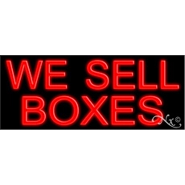 13" x 32" x 3" neon sign, mounted on an unbreakable... from ASI 30442 Above & Beyond Advertising Products / PromoAdLine