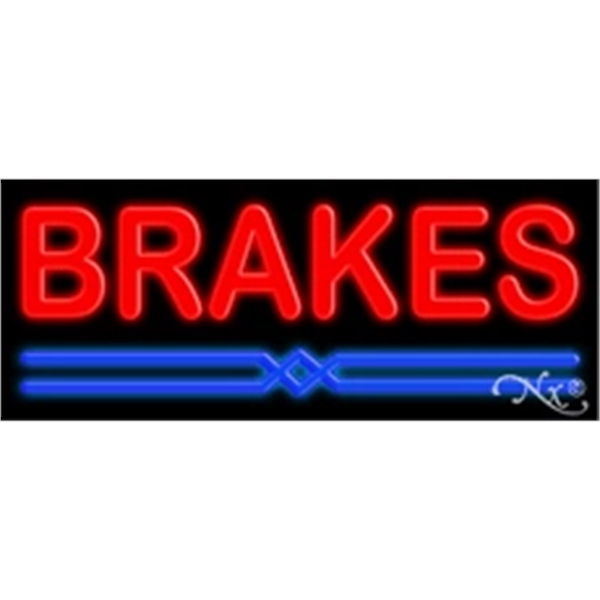 13" x 32" x 3" neon sign, mounted on an unbreakable... from ASI 30442 Above & Beyond Advertising Products / PromoAdLine