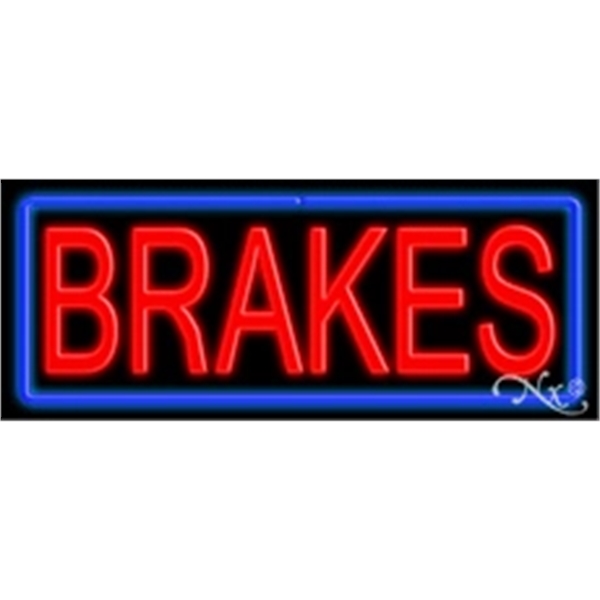 13" x 32" x 3" neon sign, mounted on an unbreakable... from ASI 30442 Above & Beyond Advertising Products / PromoAdLine