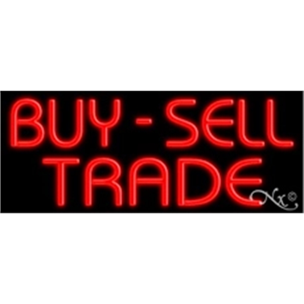 13" x 32" x 3" neon sign, mounted on an unbreakable... from ASI 30442 Above & Beyond Advertising Products / PromoAdLine
