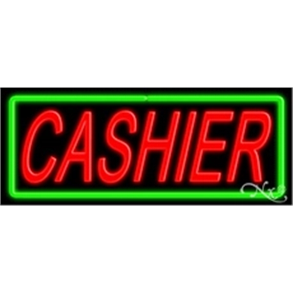 13" x 32" x 3" neon sign, mounted on an unbreakable... from ASI 30442 Above & Beyond Advertising Products / PromoAdLine