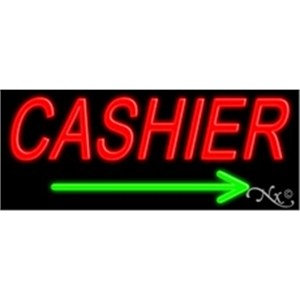 13" x 32" x 3" neon sign, mounted on an unbreakable... from ASI 30442 Above & Beyond Advertising Products / PromoAdLine