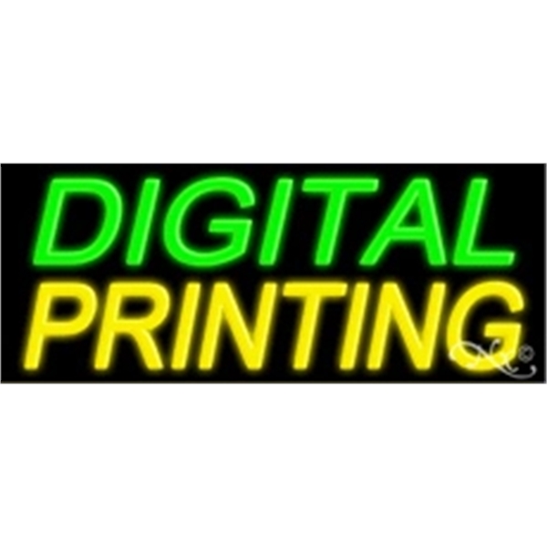 13" x 32" x 3" neon sign, mounted on an unbreakable... from ASI 30442 Above & Beyond Advertising Products / PromoAdLine