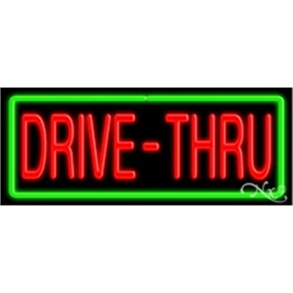 13" x 32" x 3" neon sign, mounted on an unbreakable... from ASI 30442 Above & Beyond Advertising Products / PromoAdLine