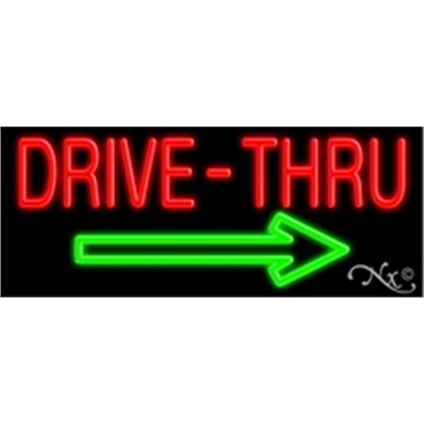 13" x 32" x 3" neon sign, mounted on an unbreakable... from ASI 30442 Above & Beyond Advertising Products / PromoAdLine