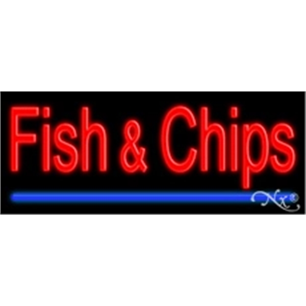 13" x 32" x 3" neon sign, mounted on an unbreakable... from ASI 30442 Above & Beyond Advertising Products / PromoAdLine