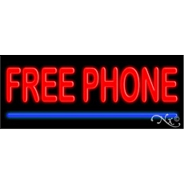 13" x 32" x 3" neon sign, mounted on an unbreakable... from ASI 30442 Above & Beyond Advertising Products / PromoAdLine