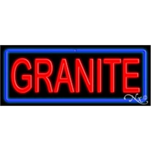 13" x 32" x 3" neon sign, mounted on an unbreakable... from ASI 30442 Above & Beyond Advertising Products / PromoAdLine