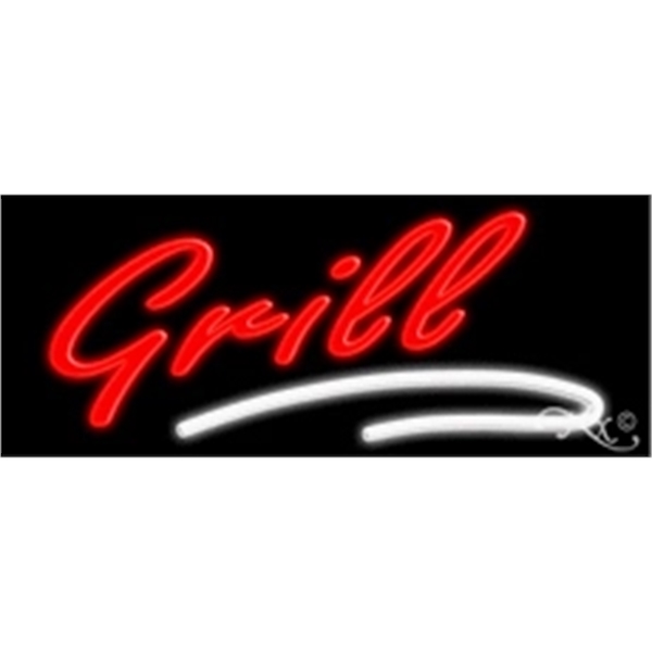 13" x 32" x 3" neon sign, mounted on an unbreakable... from ASI 30442 Above & Beyond Advertising Products / PromoAdLine