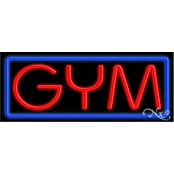 13" x 32" x 3" neon sign, mounted on an unbreakable... from ASI 30442 Above & Beyond Advertising Products / PromoAdLine