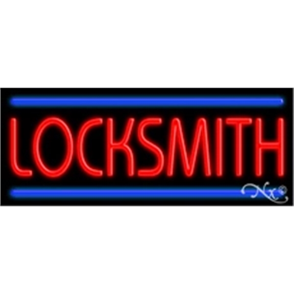 13" x 32" x 3" neon sign, mounted on an unbreakable... from ASI 30442 Above & Beyond Advertising Products / PromoAdLine