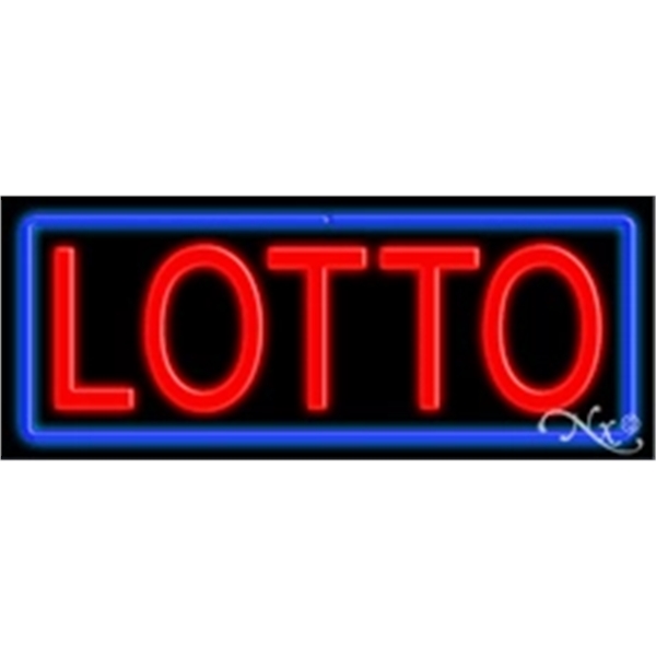 13" x 32" x 3" neon sign, mounted on an unbreakable... from ASI 30442 Above & Beyond Advertising Products / PromoAdLine