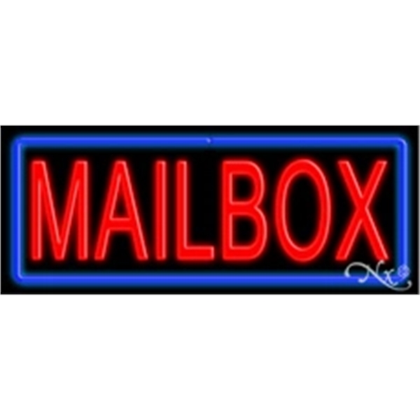 13" x 32" x 3" neon sign, mounted on an unbreakable... from ASI 30442 Above & Beyond Advertising Products / PromoAdLine