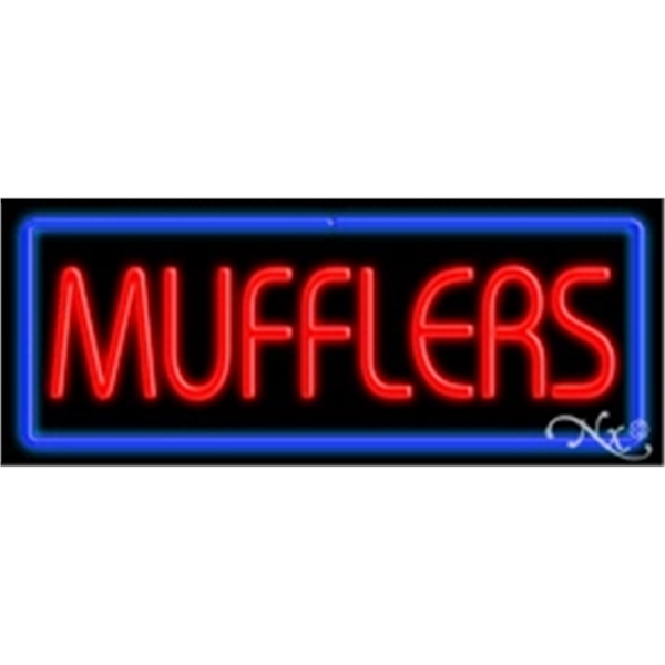 13" x 32" x 3" neon sign, mounted on an unbreakable... from ASI 30442 Above & Beyond Advertising Products / PromoAdLine