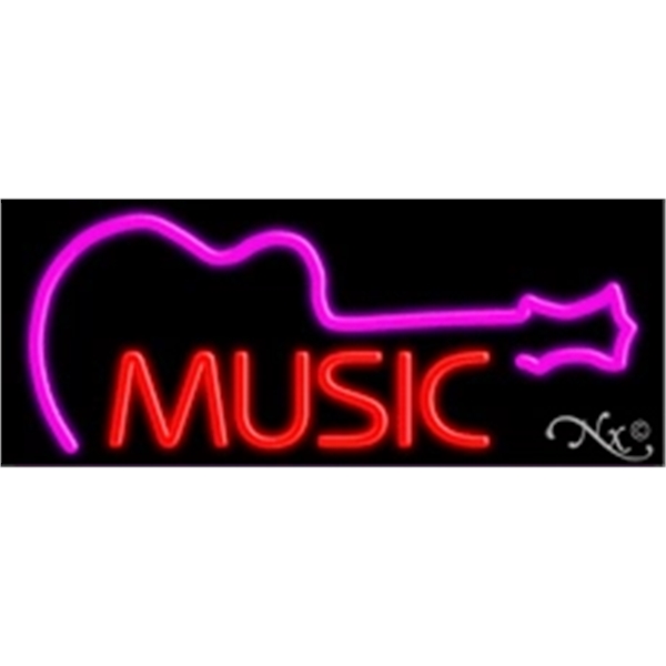 13" x 32" x 3" neon sign, mounted on an unbreakable... from ASI 30442 Above & Beyond Advertising Products / PromoAdLine