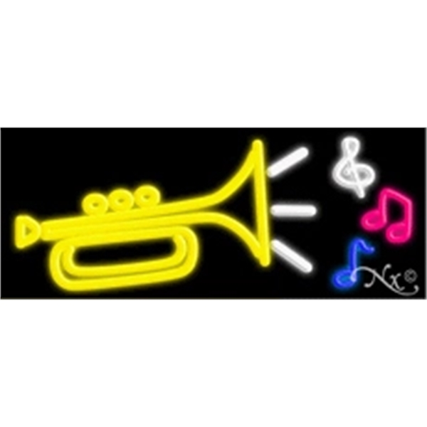 13" x 32" x 3" neon sign, mounted on an unbreakable... from ASI 30442 Above & Beyond Advertising Products / PromoAdLine