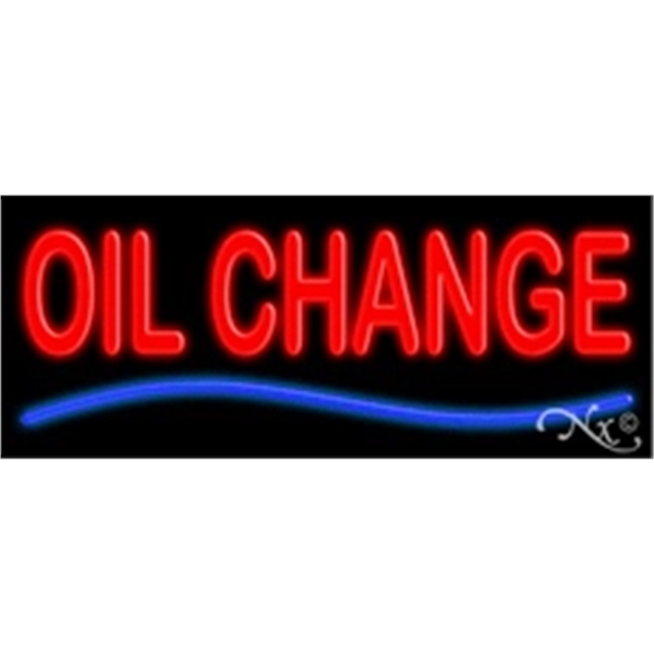 13" x 32" x 3" neon sign, mounted on an unbreakable... from ASI 30442 Above & Beyond Advertising Products / PromoAdLine