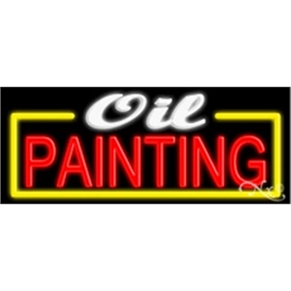 13" x 32" x 3" neon sign, mounted on an unbreakable... from ASI 30442 Above & Beyond Advertising Products / PromoAdLine