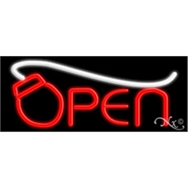 13" x 32" x 3" neon sign, mounted on an unbreakable... from ASI 30442 Above & Beyond Advertising Products / PromoAdLine