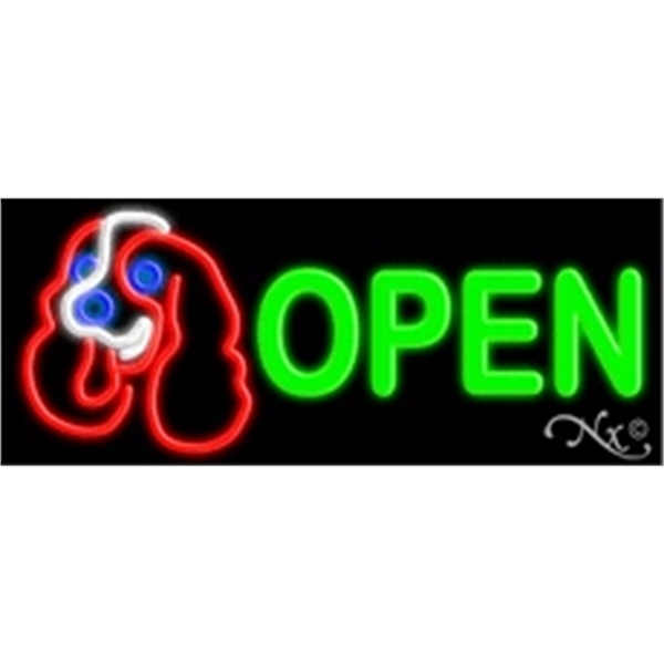 13" x 32" x 3" neon sign, mounted on an unbreakable... from ASI 30442 Above & Beyond Advertising Products / PromoAdLine