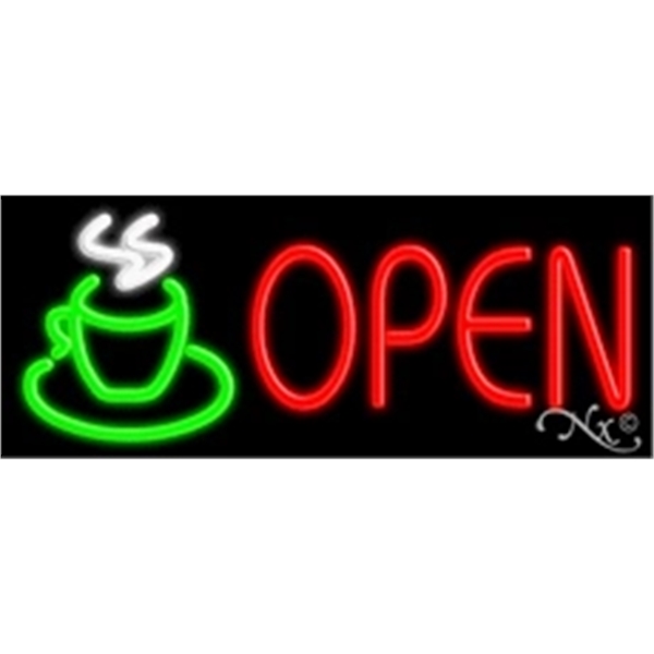 13" x 32" x 3" neon sign, mounted on an unbreakable... from ASI 30442 Above & Beyond Advertising Products / PromoAdLine