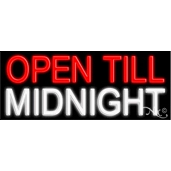 13" x 32" x 3" neon sign, mounted on an unbreakable... from ASI 30442 Above & Beyond Advertising Products / PromoAdLine