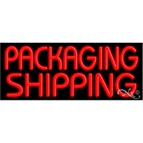 13" x 32" x 3" neon sign, mounted on an unbreakable... from ASI 30442 Above & Beyond Advertising Products / PromoAdLine