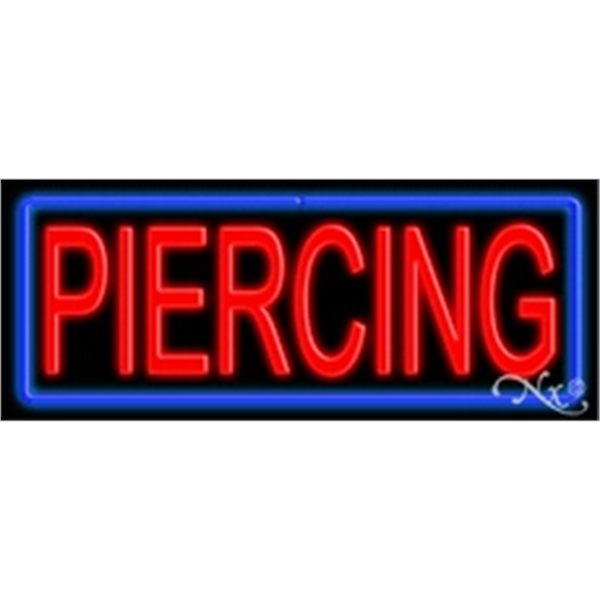 13" x 32" x 3" neon sign, mounted on an unbreakable... from ASI 30442 Above & Beyond Advertising Products / PromoAdLine